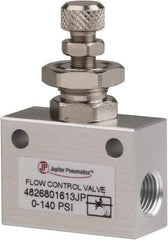 PRO-SOURCE - 1/8" NPT Inline Flow Control Valve - 0 to 140.78 psi & Aluminum Alloy Material - Americas Tooling