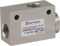 PRO-SOURCE - 3/8" NPT Quick Exhaust Valve - 3/8" Exhaust Port, 7.1 to 140.78 psi, Aluminum Alloy Material - Americas Tooling