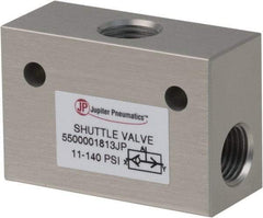 PRO-SOURCE - 1/4" NPT Shuttle Valve - 11.4 to 140.78 psi & Aluminum Alloy Material - Americas Tooling