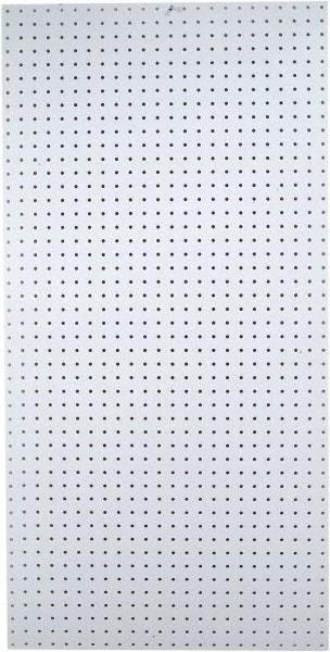 Triton - 48" Wide x 96" High Peg Board Storage Board - 1 Panel, Polypropylene, White - Americas Tooling