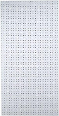 Triton - 48" Wide x 96" High Peg Board Storage Board - 1 Panel, Polypropylene, White - Americas Tooling