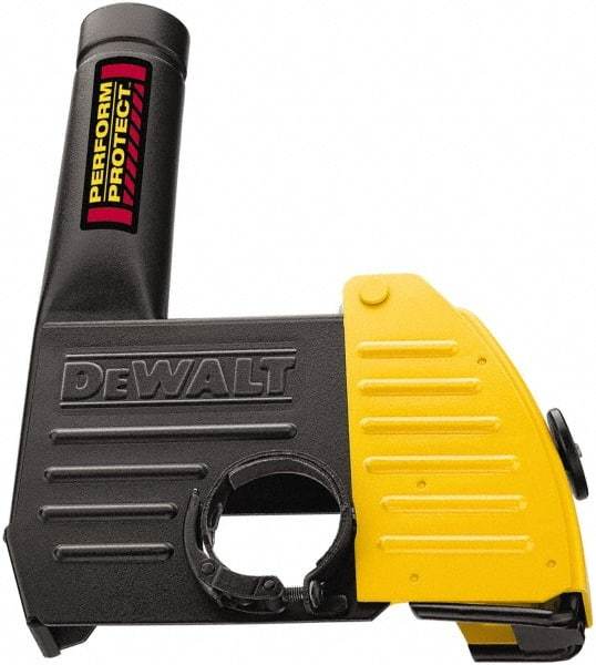 DeWALT - 5 & 6" Diam Grinder Dust Shroud - For Use with Grinder & Vacuum - Americas Tooling