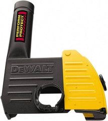 DeWALT - 5 & 6" Diam Grinder Dust Shroud - For Use with Grinder & Vacuum - Americas Tooling