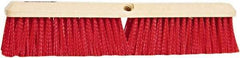 PRO-SOURCE - 24" General Purpose Polypropylene Push Broom - 3" Bristle Length, Plastic Block, Threaded Handle Connection, Handle Sold Separately - Americas Tooling