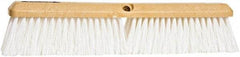 PRO-SOURCE - 18" General Purpose Polypropylene Push Broom - 3" Bristle Length, Plastic Block, Threaded Handle Connection, Handle Sold Separately - Americas Tooling