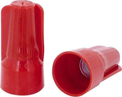 Ideal - 2, 18 to 5, 12 AWG, 600 Volt, Flame Retardant, Standard Twist on Wire Connector - Red, 221°F - Americas Tooling