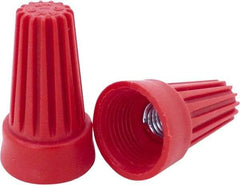 Ideal - 2, 14 to 4, 12 AWG, 600 Volt, Flame Retardant, Standard Twist on Wire Connector - Red, 221°F - Americas Tooling