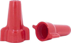 Ideal - 2, 18 to 4, 10 AWG, 600 Volt, Flame Retardant, Wing Twist on Wire Connector - Red, 221°F - Americas Tooling