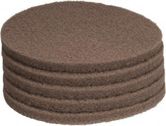 PRO-SOURCE - Polishing Pad - 15" Machine, Tan Pad, Polyester - Americas Tooling