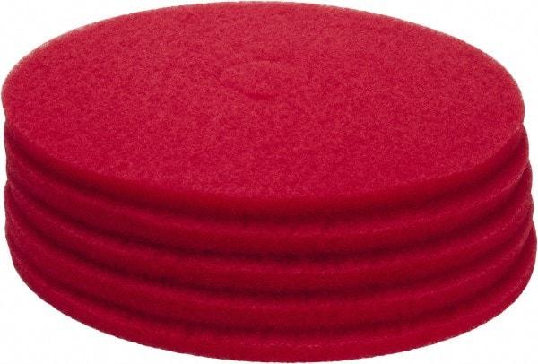 PRO-SOURCE - Polishing Pad - 20" Machine, Red Pad, Polyester - Americas Tooling