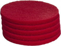 PRO-SOURCE - Polishing Pad - 14" Machine, Red Pad, Polyester - Americas Tooling