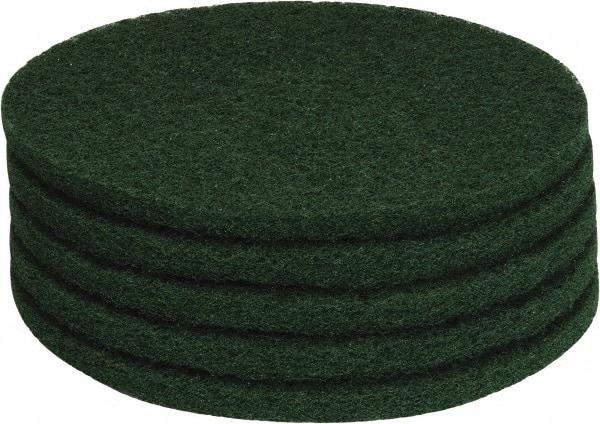 PRO-SOURCE - Stripping Pad - 17" Machine, Green Pad, Polyester - Americas Tooling