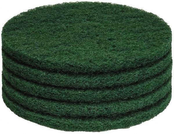 PRO-SOURCE - Stripping Pad - 14" Machine, Green Pad, Polyester - Americas Tooling