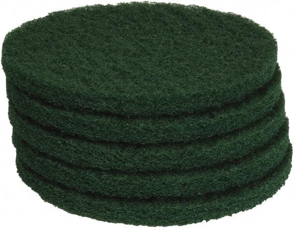 PRO-SOURCE - Stripping Pad - 13" Machine, Green Pad, Polyester - Americas Tooling