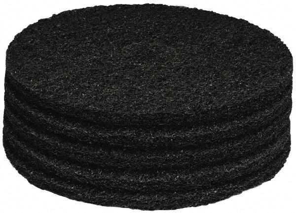 PRO-SOURCE - Stripping Pad - 17" Machine, Black Pad, Polyester - Americas Tooling