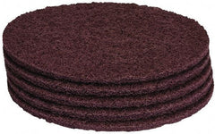 PRO-SOURCE - Stripping Pad - 19" Machine, Maroon Pad, Polyester - Americas Tooling