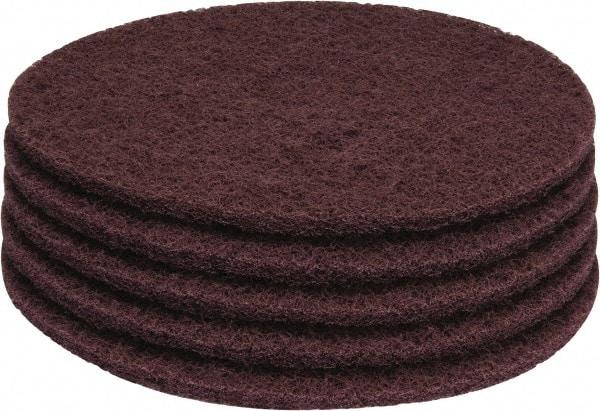 PRO-SOURCE - Stripping Pad - 17" Machine, Maroon Pad, Polyester - Americas Tooling