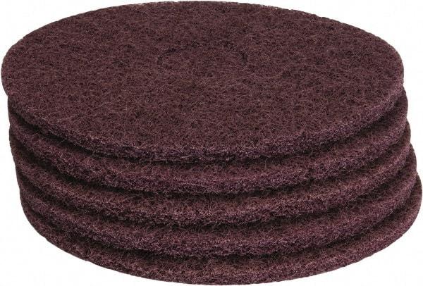 PRO-SOURCE - Stripping Pad - 14" Machine, Maroon Pad, Polyester - Americas Tooling