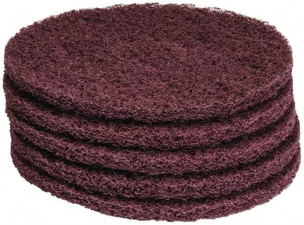 PRO-SOURCE - Stripping Pad - 13" Machine, Maroon Pad, Polyester - Americas Tooling