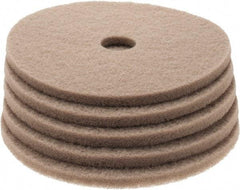 PRO-SOURCE - Polishing Pad - 20" Machine, Tan Pad, Polyester - Americas Tooling