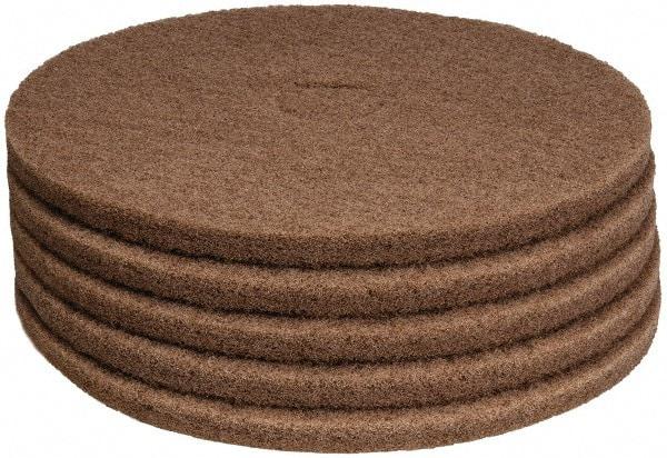 PRO-SOURCE - Polishing Pad - 19" Machine, Tan Pad, Polyester - Americas Tooling