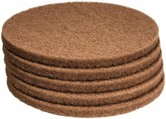 PRO-SOURCE - Polishing Pad - 17" Machine, Tan Pad, Polyester - Americas Tooling