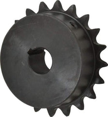 Browning - 20 Teeth, 1/2" Chain Pitch, Chain Size 41, Finished Bore Sprocket - 3/4" Bore Diam, 3.196" Pitch Diam, 3.45" Outside Diam - Americas Tooling