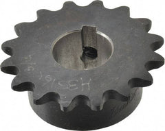 Browning - 16 Teeth, 3/8" Chain Pitch, Chain Size 35, Finished Bore Sprocket - 3/4" Bore Diam, 1.922" Pitch Diam, 2.11" Outside Diam - Americas Tooling