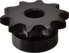 Browning - 10 Teeth, 1/2" Chain Pitch, Chain Size 40, Finished Bore Sprocket - 1/2" Bore Diam, 1.618" Pitch Diam, 1.84" Outside Diam - Americas Tooling