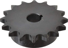 Browning - 16 Teeth, 5/8" Chain Pitch, Chain Size 50, Finished Bore Sprocket - 3/4" Bore Diam, 3.204" Pitch Diam, 3.52" Outside Diam - Americas Tooling