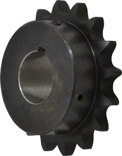 Browning - 16 Teeth, 3/4" Chain Pitch, Chain Size 60, Finished Bore Sprocket - 1-3/8" Bore Diam, 3-27/32" Pitch Diam, 4.22" Outside Diam - Americas Tooling