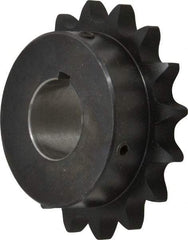 Browning - 16 Teeth, 3/4" Chain Pitch, Chain Size 60, Finished Bore Sprocket - 1-3/8" Bore Diam, 3-27/32" Pitch Diam, 4.22" Outside Diam - Americas Tooling