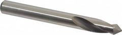 Precision Twist Drill - 3/8" Body Diam, 90°, 3-1/8" OAL, High Speed Steel Spotting Drill - Americas Tooling