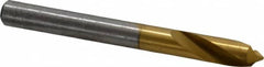 Precision Twist Drill - 1/4" Body Diam, 90°, 2-1/2" OAL, High Speed Steel Spotting Drill - Americas Tooling