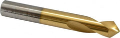 Precision Twist Drill - 3/4" Body Diam, 90°, 5" OAL, High Speed Steel Spotting Drill - Americas Tooling