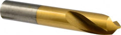 Precision Twist Drill - 1" Body Diam, 90°, 6" OAL, High Speed Steel Spotting Drill - Americas Tooling