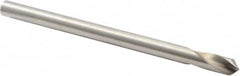 Precision Twist Drill - 1/4" Body Diam, 90°, 4" OAL, High Speed Steel Spotting Drill - Americas Tooling