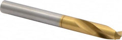 Precision Twist Drill - 1/4" Body Diam, 120°, 2-1/2" OAL, High Speed Steel Spotting Drill - Americas Tooling