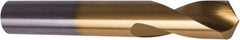 Precision Twist Drill - 3/8" Body Diam, 120°, 3-1/8" OAL, High Speed Steel Spotting Drill - Americas Tooling