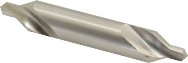 Precision Twist Drill - #6 Plain Cut 60° Incl Angle High Speed Steel Combo Drill & Countersink - Americas Tooling