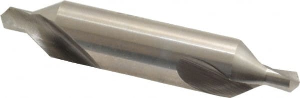 Precision Twist Drill - #7 Plain Cut 60° Incl Angle High Speed Steel Combo Drill & Countersink - Americas Tooling