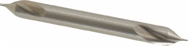 Precision Twist Drill - #000 Plain Cut 60° Incl Angle High Speed Steel Combo Drill & Countersink - Americas Tooling