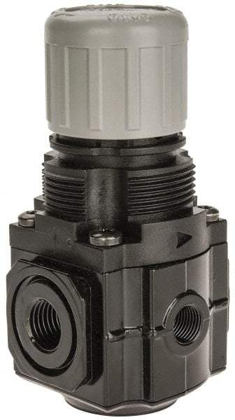 Norgren - 1/4" NPT Relief Valve - 1.6 CV Rate, 48 CFM, 150 Max psi, Knob Adjustment Actuator - Americas Tooling