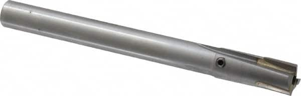 Made in USA - 7/16" Diam, 3/8" Shank, Diam, 3 Flutes, Straight Shank, Interchangeable Pilot Counterbore - Americas Tooling