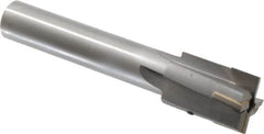 Made in USA - 1-3/8" Diam, 1" Shank, Diam, 4 Flutes, Straight Shank, Interchangeable Pilot Counterbore - 6-5/8" OAL, Bright Finish, Carbide-Tipped - Americas Tooling