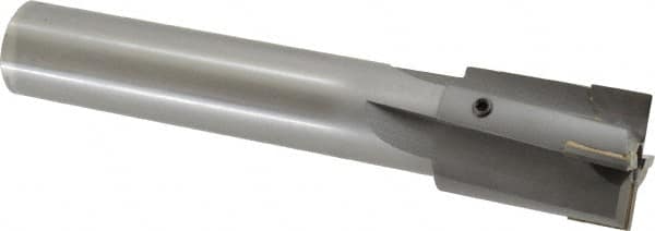 Made in USA - 1-5/8" Diam, 1-1/4" Shank, Diam, 4 Flutes, Straight Shank, Interchangeable Pilot Counterbore - Americas Tooling