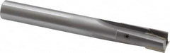 Made in USA - 9/16" Diam, 1/2" Shank, Diam, 3 Flutes, Straight Shank, Interchangeable Pilot Counterbore - 4-5/16" OAL, Bright Finish, Carbide-Tipped - Americas Tooling