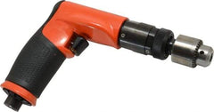 Dotco - 1/4" Keyed Chuck - Pistol Grip Handle, 1,000 RPM, 0.4 hp, 90 psi - Americas Tooling