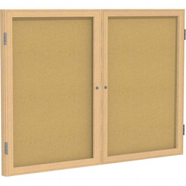 Ghent - Cork Bulletin Boards Style: Enclosed Cork Bulletin Boards Color: Natural Cork - Americas Tooling