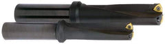 Kyocera - 6" Max Drill Depth, 3xD, 2" Diam, Indexable Insert Drill - 4 Inserts, 1-1/2" Shank Diam, Whistle Notch Shank - Americas Tooling